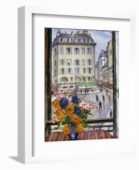 Autumn Bouquet; View from a Paris Window-Christopher Richard Wynne Nevinson-Framed Giclee Print