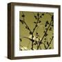 Autumn Branch (sepia) (detail)-Jenny Kraft-Framed Art Print