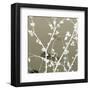 Autumn Branch (tan) (square crop)-Jenny Kraft-Framed Art Print