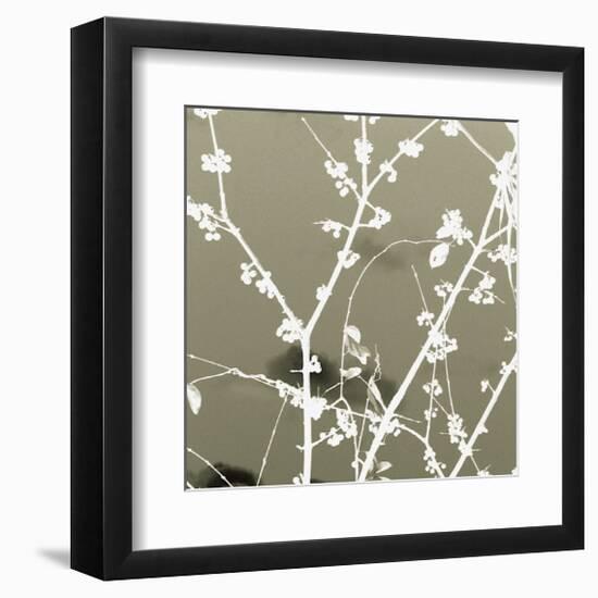 Autumn Branch (tan)-Jenny Kraft-Framed Giclee Print