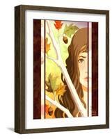 Autumn Branches-Dalliann-Framed Giclee Print