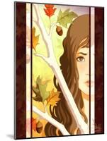 Autumn Branches-Dalliann-Mounted Giclee Print