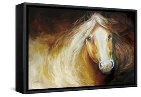 Autumn Breeze Equine-Marcia Baldwin-Framed Stretched Canvas