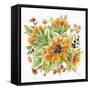 Autumn Breeze V-Leslie Trimbach-Framed Stretched Canvas