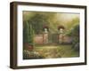 Autumn Bridge II-Michael Marcon-Framed Art Print