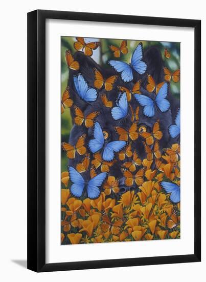 Autumn Butterflies-Graeme Stevenson-Framed Premium Giclee Print