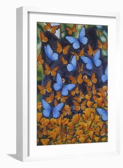 Autumn Butterflies-Graeme Stevenson-Framed Giclee Print