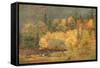 Autumn by the Brook, 1855-Jasper Francis Cropsey-Framed Stretched Canvas