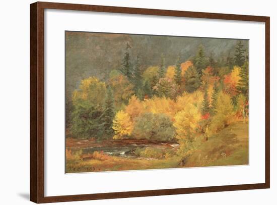 Autumn by the Brook, 1855-Jasper Francis Cropsey-Framed Giclee Print