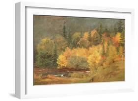 Autumn by the Brook, 1855-Jasper Francis Cropsey-Framed Giclee Print