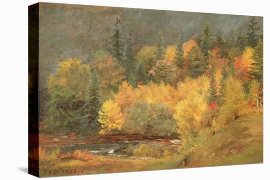 Autumn by the Brook, 1855-Jasper Francis Cropsey-Stretched Canvas