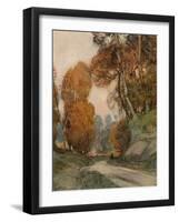 Autumn, C1844-1906,-Alfred Edward East-Framed Giclee Print