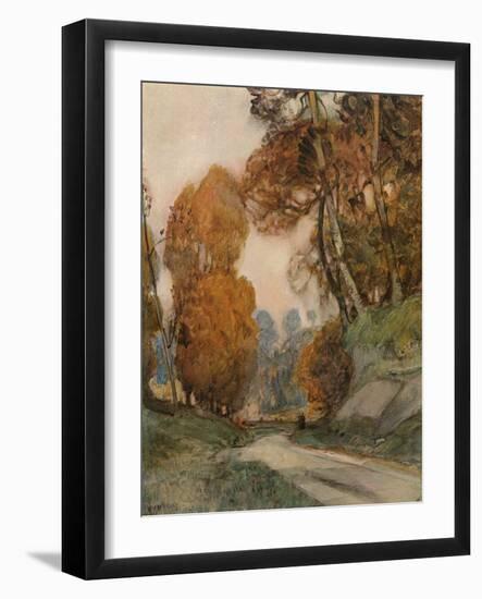 Autumn, C1844-1906,-Alfred Edward East-Framed Giclee Print