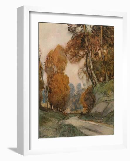 Autumn, C1844-1906,-Alfred Edward East-Framed Giclee Print