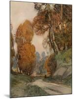 Autumn, C1844-1906,-Alfred Edward East-Mounted Giclee Print