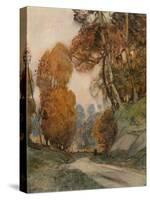 Autumn, C1844-1906,-Alfred Edward East-Stretched Canvas