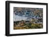 Autumn, Camden Harbor, Camden, Maine, from Mount Battie State Park-Michel Hersen-Framed Photographic Print