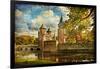 Autumn Castle - Artwork In Painting Style-Maugli-l-Framed Art Print