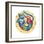 Autumn Cat, 2015-Runa Anastasiya Rudaya-Framed Giclee Print