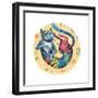 Autumn Cat, 2015-Runa Anastasiya Rudaya-Framed Giclee Print