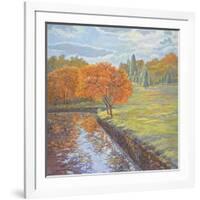 Autumn Cherry Trees-Judy Mastrangelo-Framed Giclee Print