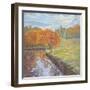 Autumn Cherry Trees-Judy Mastrangelo-Framed Giclee Print