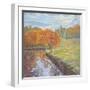 Autumn Cherry Trees-Judy Mastrangelo-Framed Giclee Print