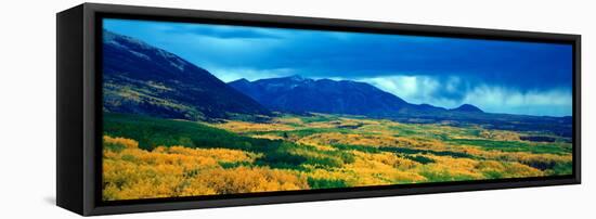 Autumn Clouds at Kebler Pass, Gunnison National Forest, Colorado-null-Framed Stretched Canvas