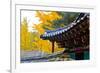 Autumn color at Namsangol folk village, Seoul, South Korea-null-Framed Photographic Print