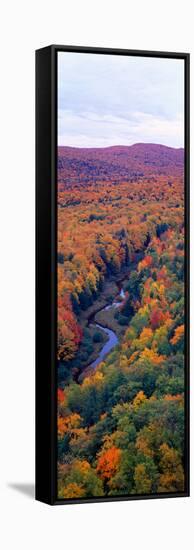 Autumn Color at Porcupine State Park, Michigan's Upper Peninsula, Michigan-null-Framed Stretched Canvas