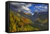 Autumn Color in the Upper Mcdonald Valley of Glacier National Park, Montana-Chuck Haney-Framed Stretched Canvas