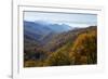 Autumn color in the valley, Great Smoky Mountain National Park, Tennessee-Gayle Harper-Framed Photographic Print