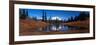 Autumn Color, Little Lake Tipso with Reflection of Mt. Rainier, Mt. Rainier National Park, USA-Terry Eggers-Framed Photographic Print