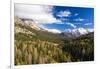 Autumn color near to Cortina d'Ampezzo in the Dolomites, Italy-Julian Elliott-Framed Photographic Print