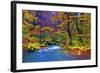 Autumn Color of Oirase River, Japan-NicholasHan-Framed Photographic Print