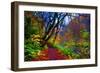 Autumn Color of Oirase River, Japan-NicholasHan-Framed Photographic Print