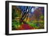 Autumn Color of Oirase River, Japan-NicholasHan-Framed Photographic Print