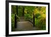 Autumn Color, Portland Japanese Garden, Portland, Oregon, USA-Michel Hersen-Framed Photographic Print