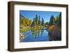 Autumn color, White River, Wenatchee National Forest, Washington State, USA,-Michel Hersen-Framed Photographic Print