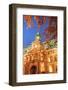 Autumn-colored trees, Hotel de Ville is actually an opulent city hall, Vieux-Montreal, Quebec, Cana-Stuart Westmorland-Framed Photographic Print