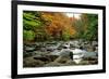 Autumn Colors, Lost River, New Hampshire-George Oze-Framed Photographic Print