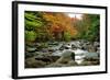 Autumn Colors, Lost River, New Hampshire-George Oze-Framed Photographic Print