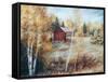 Autumn Colors Quadville On-Kevin Dodds-Framed Stretched Canvas