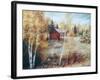 Autumn Colors Quadville On-Kevin Dodds-Framed Giclee Print