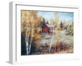 Autumn Colors Quadville On-Kevin Dodds-Framed Giclee Print