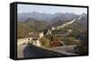 Autumn Colours and a Watch Tower on the Great Wall of China-Christian Kober-Framed Stretched Canvas