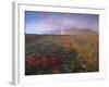 Autumn Colours and Rainbow over Illuklettar Near Skaftafellsjokull Glacier Seen in the Distance-Patrick Dieudonne-Framed Photographic Print