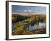 Autumn Colours at Tarn Hows Nearr Hawkshead, Lake District, Cumbria, England-Gavin Hellier-Framed Photographic Print