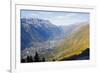 Autumn Colours in Chamonix Valley, Chamonix, Haute-Savoie, French Alps, France, Europe-Christian Kober-Framed Photographic Print