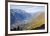 Autumn Colours in Chamonix Valley, Chamonix, Haute-Savoie, French Alps, France, Europe-Christian Kober-Framed Photographic Print